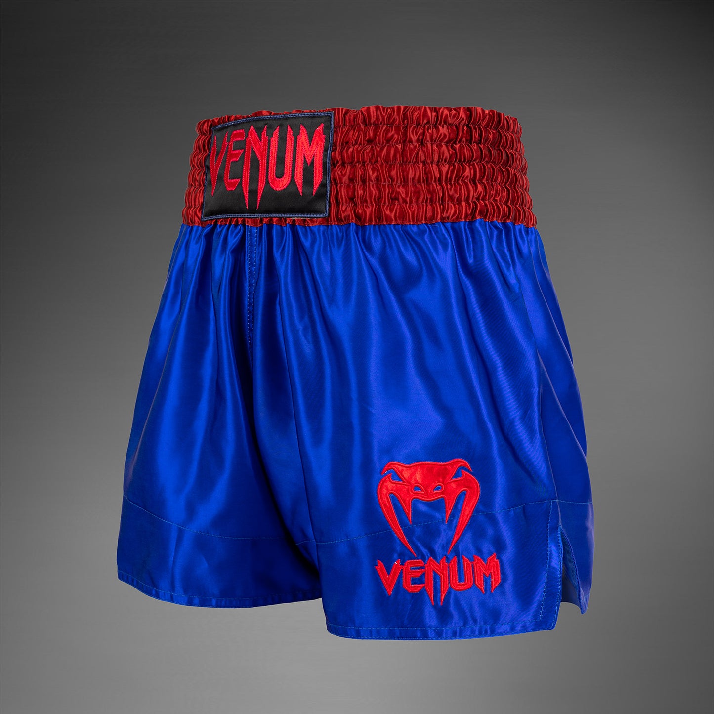 Venum Classic Muay Thai ショーツ - ネイビーブルー/レッド
