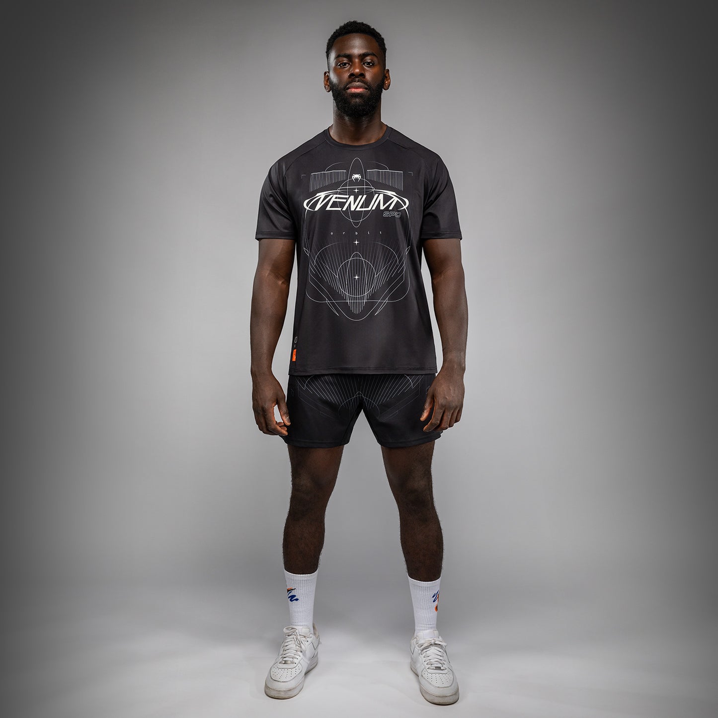 Venum Eclipse Dry-Tech Tシャツ – ブラック/シルバー