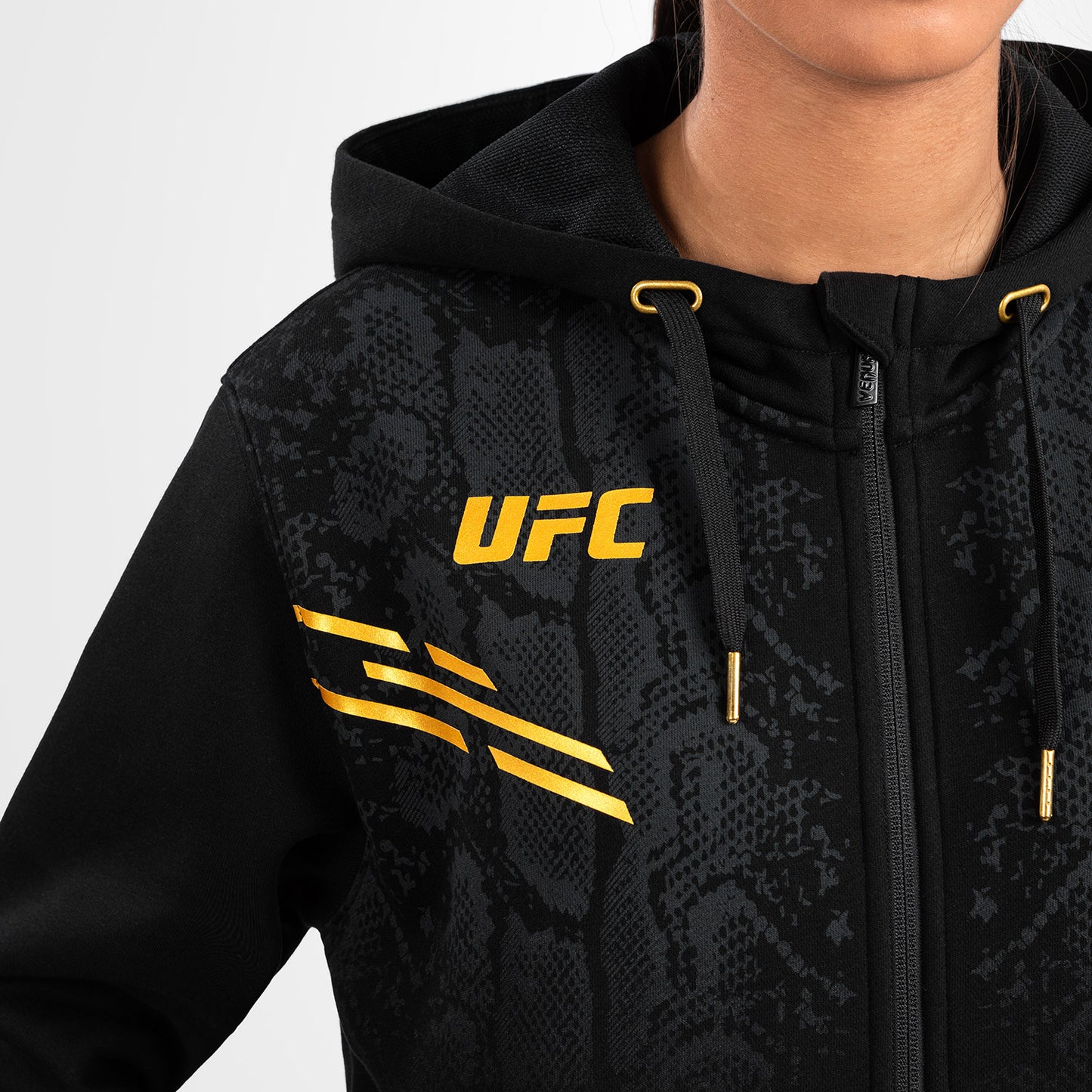 UFC Adrenaline by Venum Replica ウィメンズ・ジップパーカー - Champion