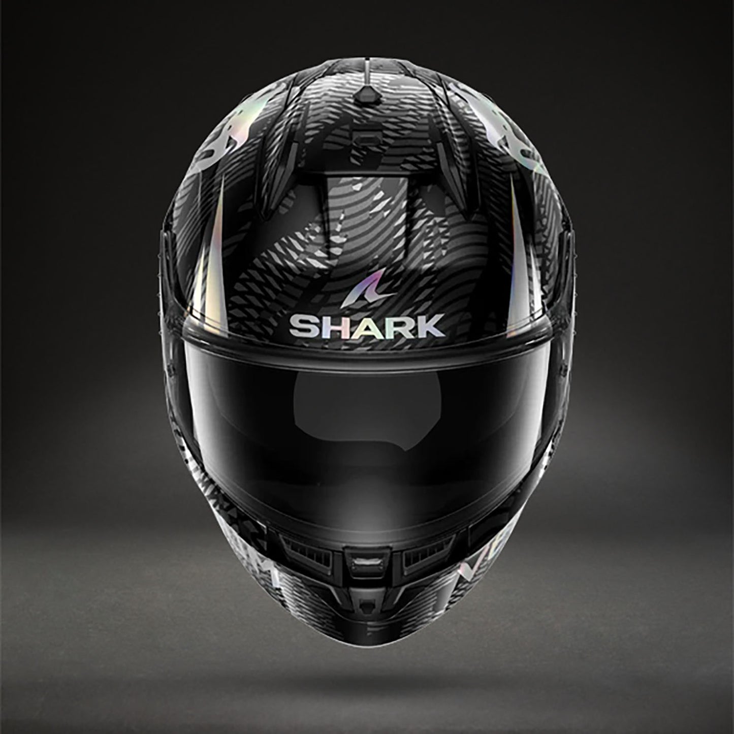 Venum x Shark D-SKWAL 3 モーターサイクルヘルメット – ブラッククロームアンスラサイト