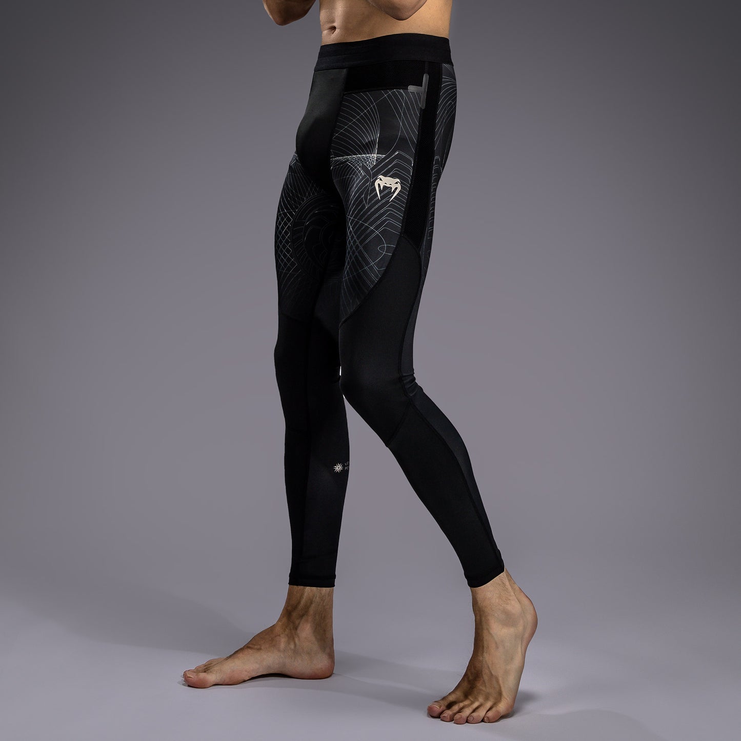 Venum G-Fit Air スパッツ メンズ - ディープブラック/デザートサンド