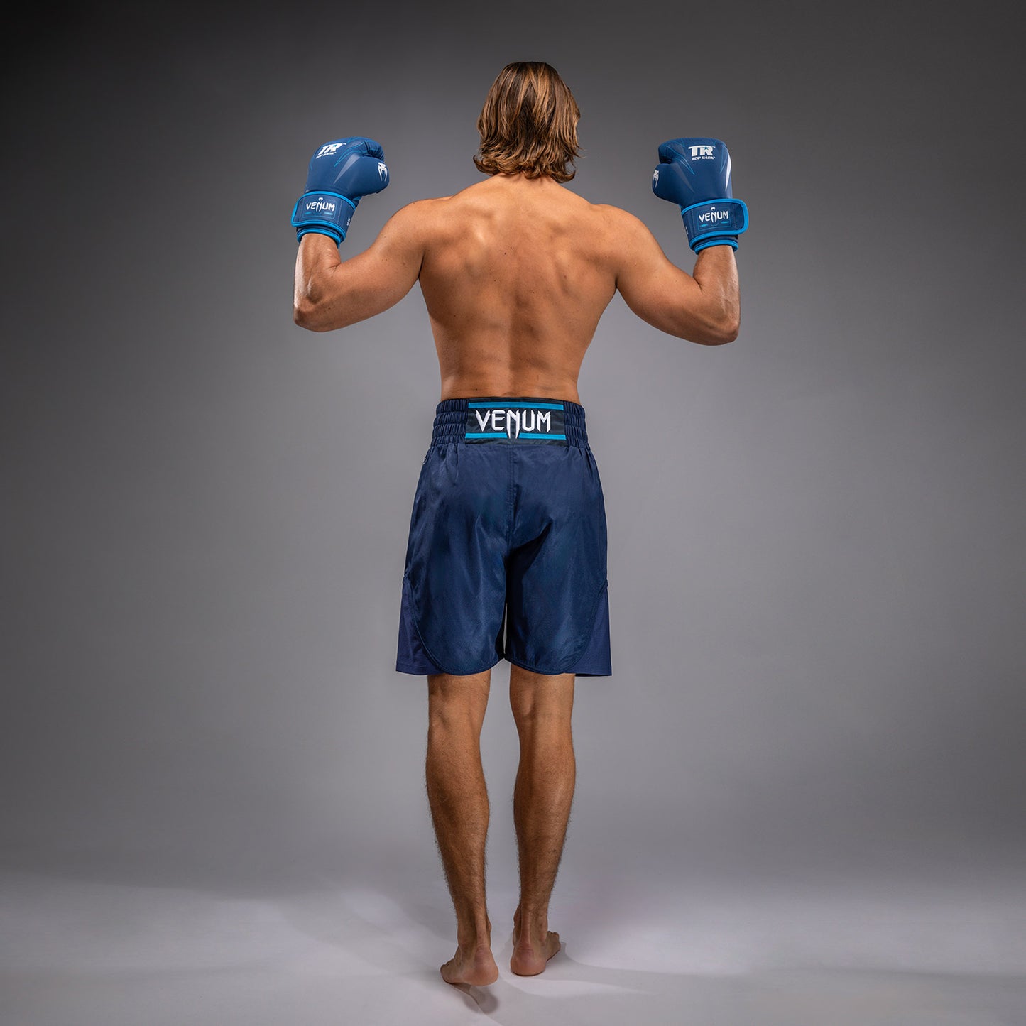 Venum x Top Rank Original メンズ ボクシングショーツ - ネイビーブルー