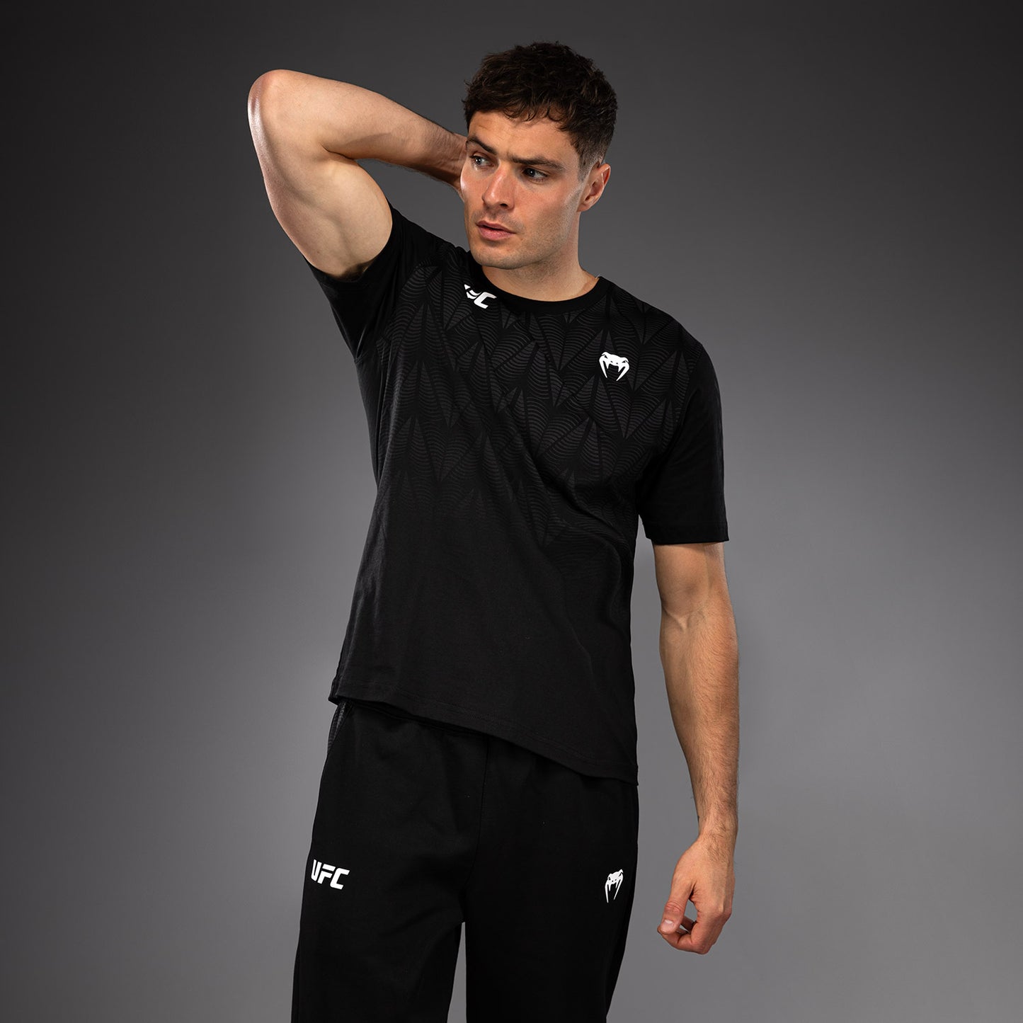 UFC Zenith by Venum Replica Tシャツ メンズ - ブラック