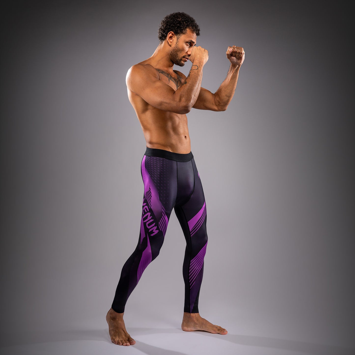 Venum No-Gi 6.0 スパッツ - ブラック/パープル