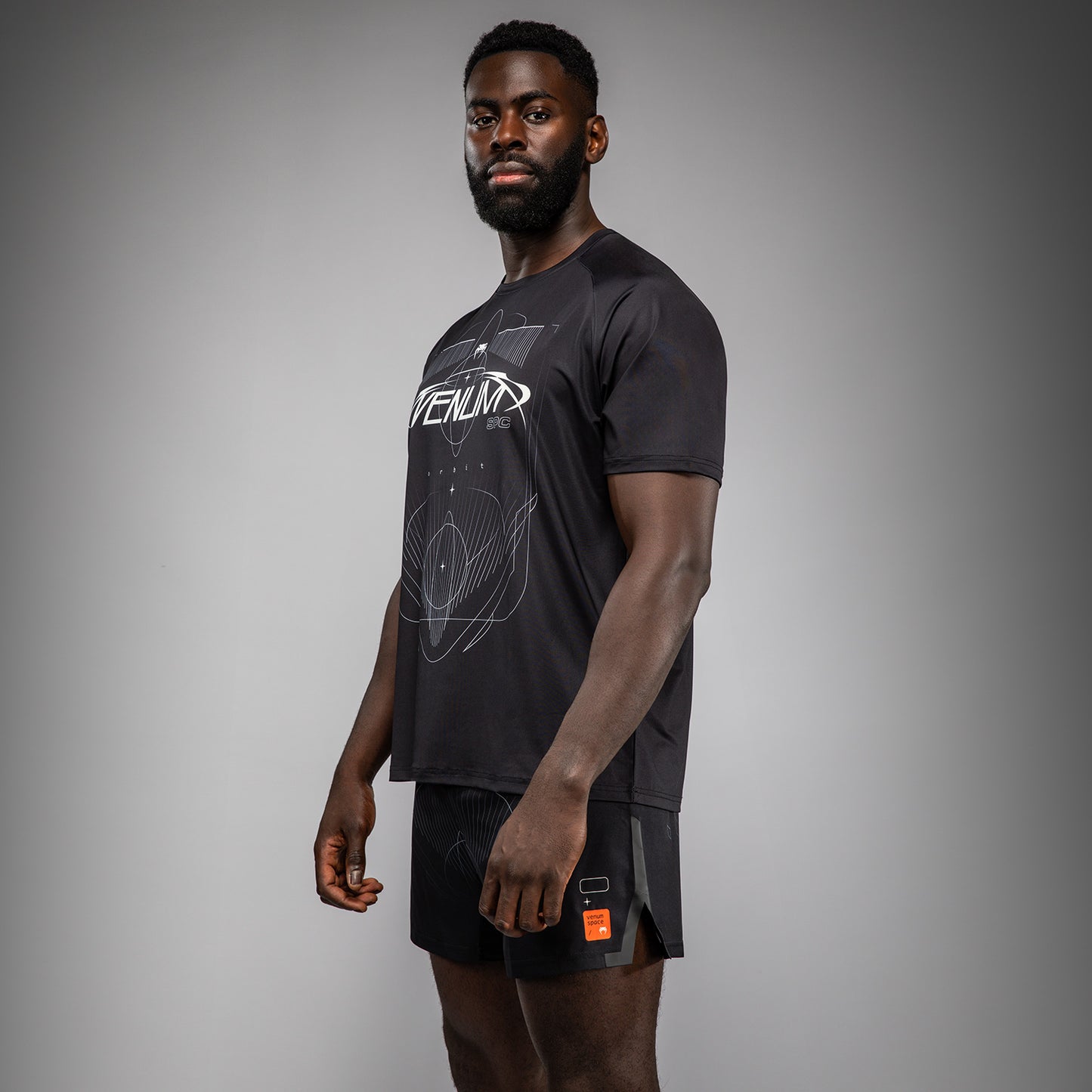 Venum Eclipse Dry-Tech Tシャツ – ブラック/シルバー