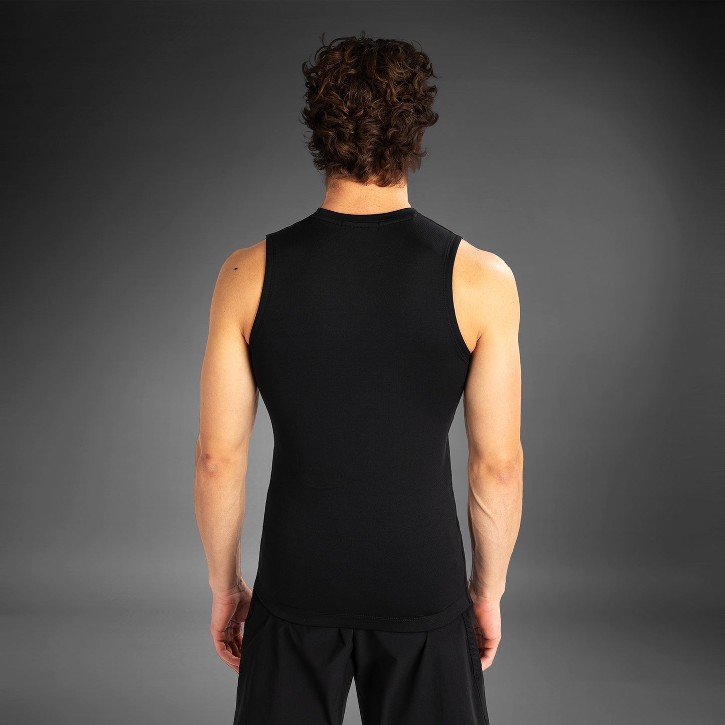 Venum Contender メンズ・ノースリーブ・ラッシュガード - ブラック／ホワイト