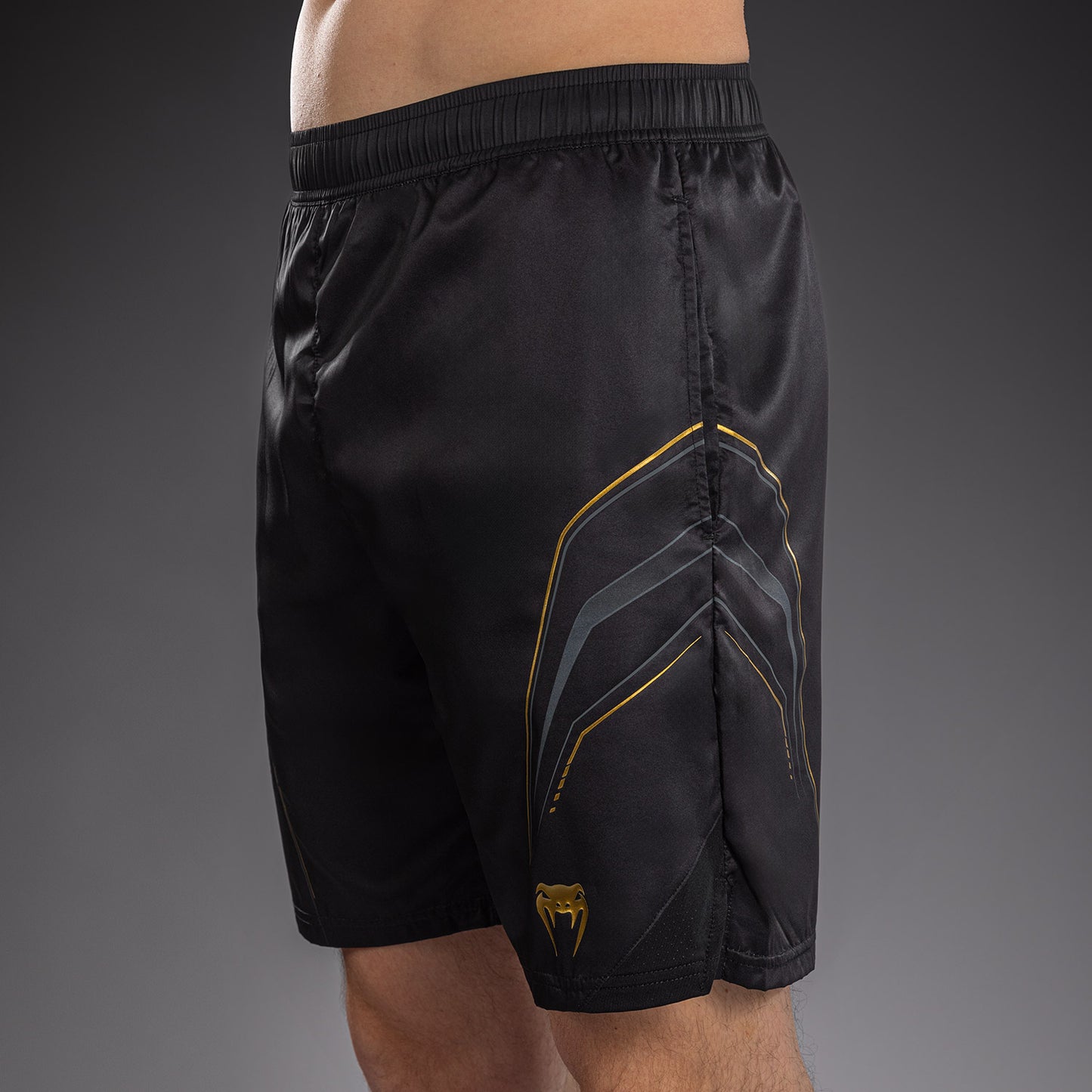 Venum Streamline トレーニングショーツ – ブラック/ゴールド