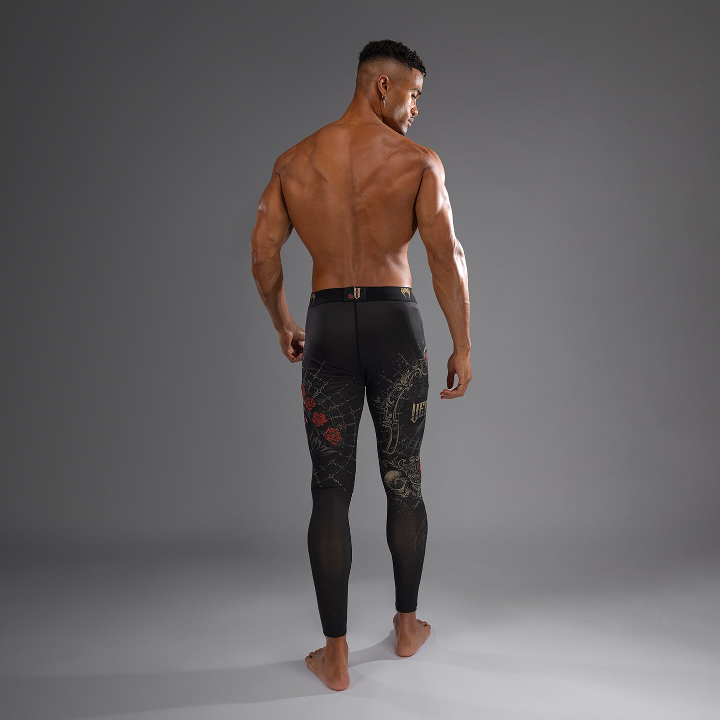 Venum Santa Muerte 5.0 メンズスパッツ - ディープブラック/ゴールド