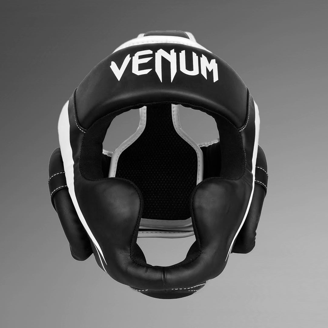 Venum Elite ヘッドギア – ブラック/ホワイト