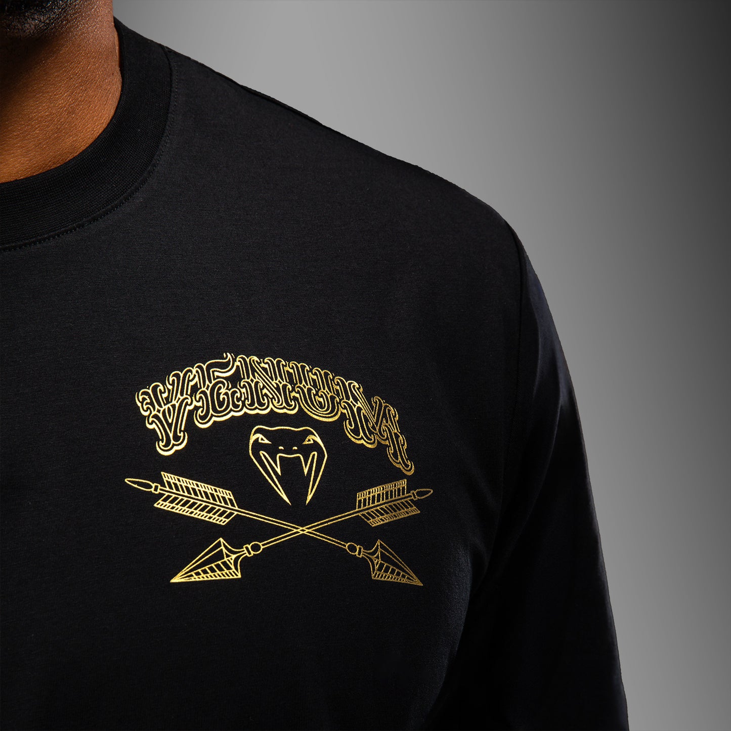 Venum Wolf Atak Tシャツ – ブラック/グレー