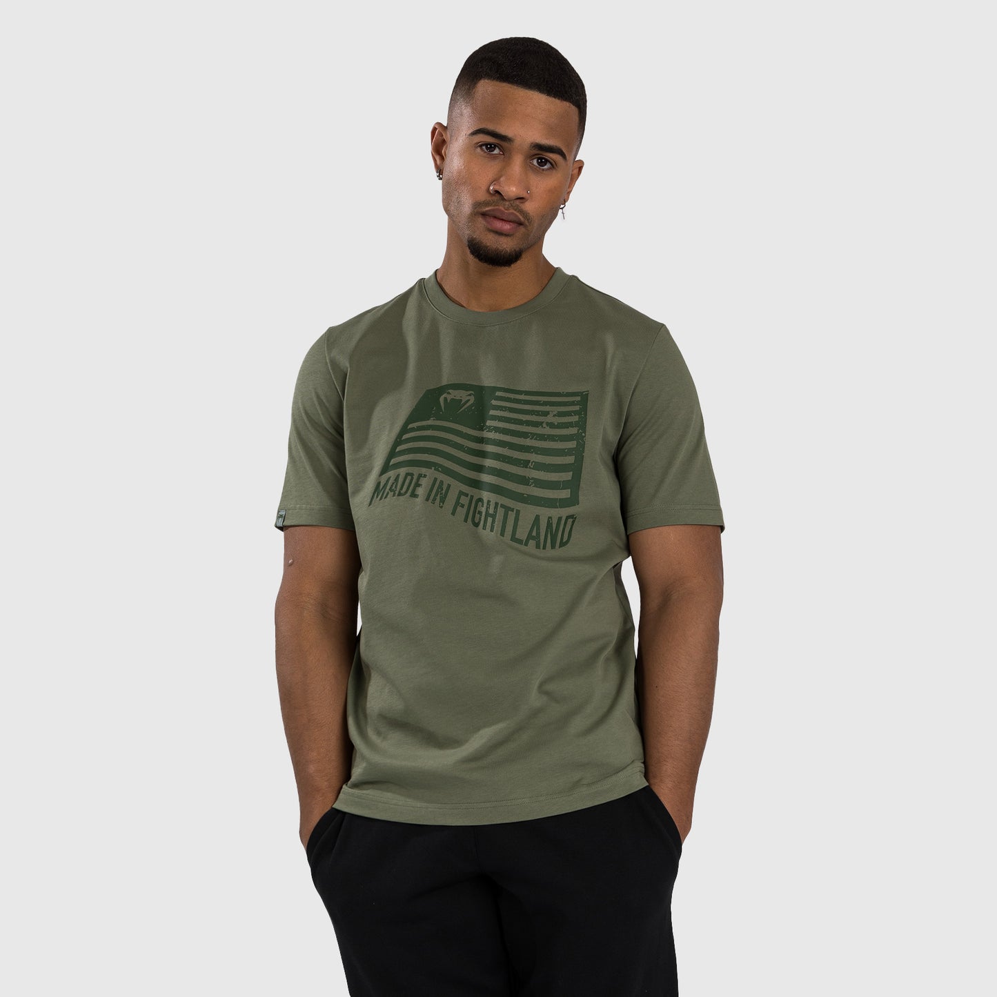 Venum Made in FightlandT シャツ - カーキ