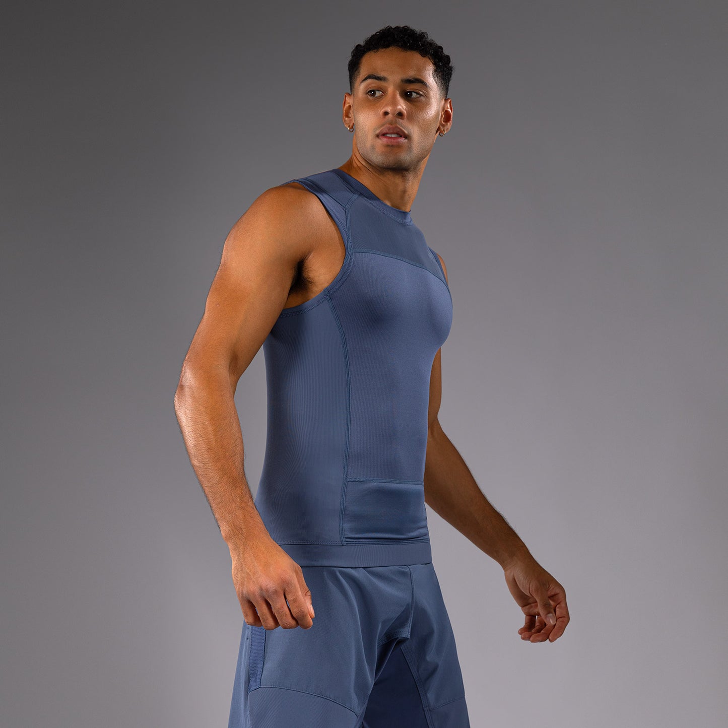 Venum G-Fit Air ノースリーブラッシュガード メンズ - ミストブルー