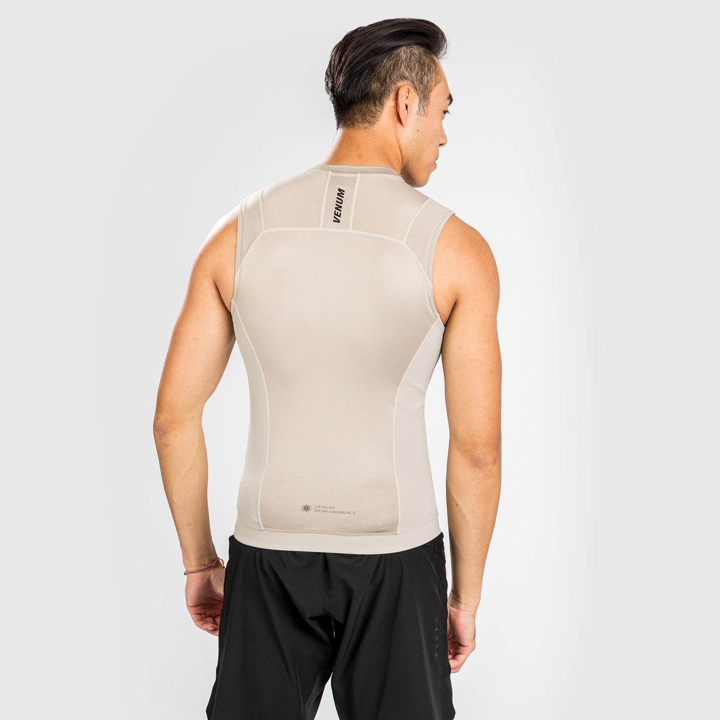 Venum G-Fit エア ラッシュガード ノースリーブ - サンド