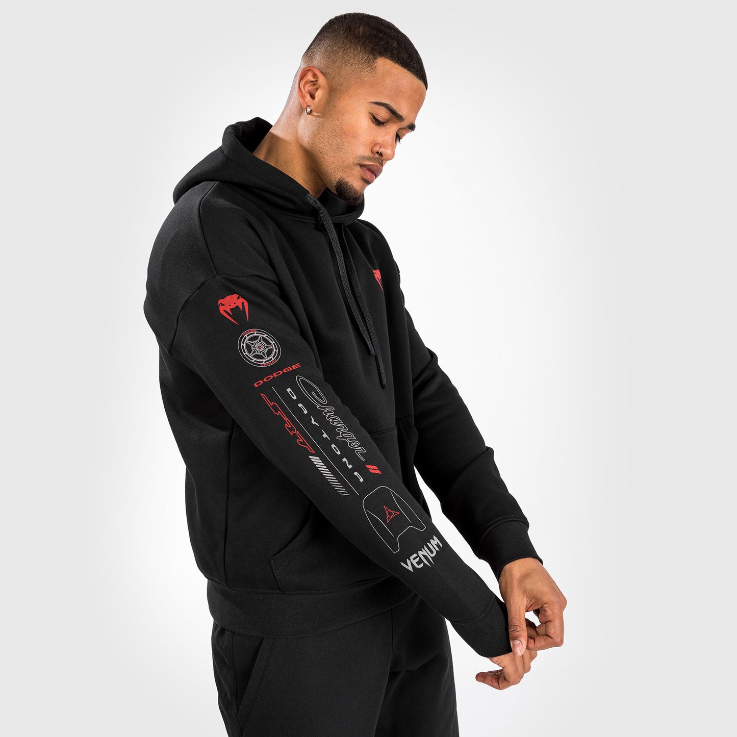 Venum x Dodge Banshee ユニセックスプルオーバーパーカー - ブラック