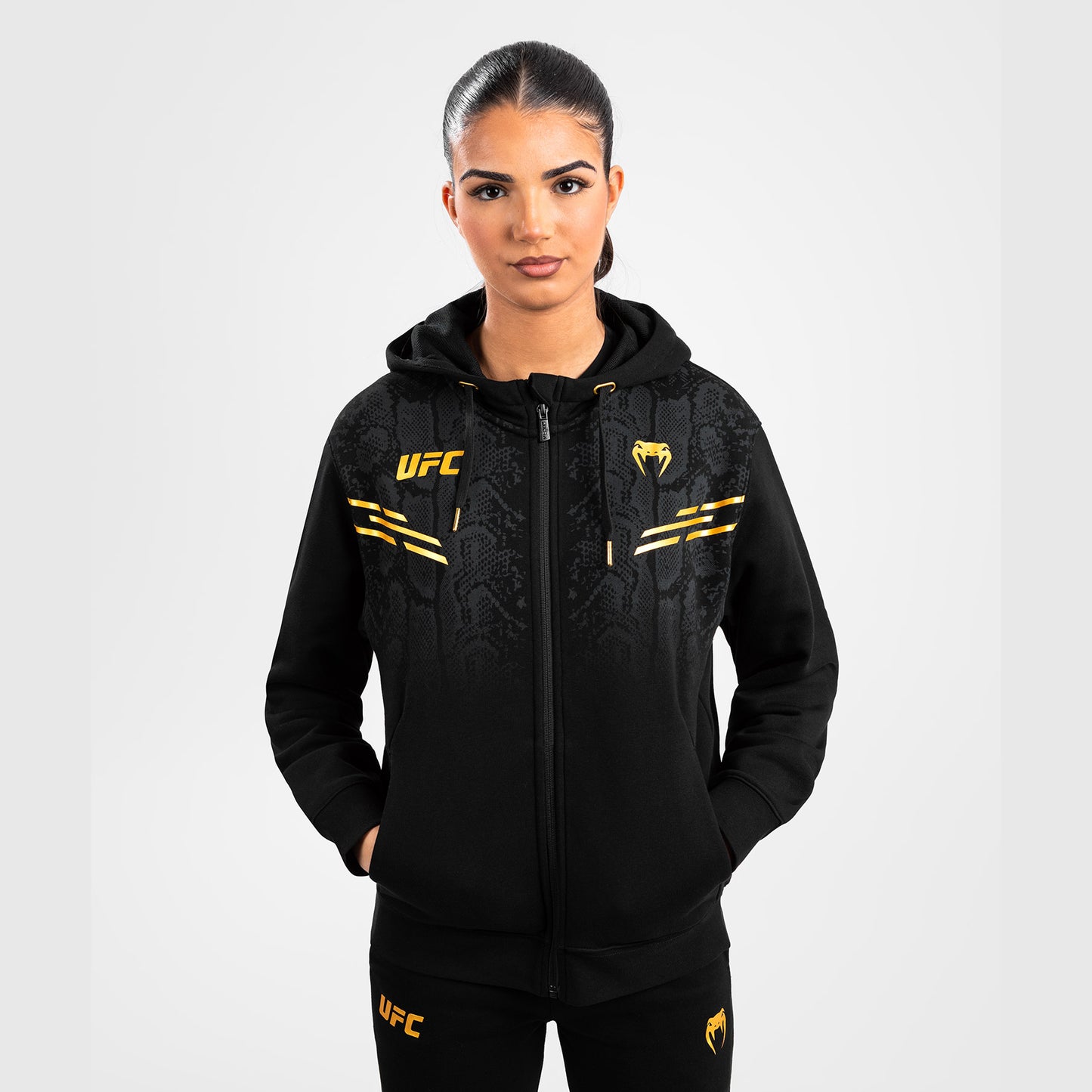 UFC Adrenaline by Venum Replica ウィメンズ・ジップパーカー - Champion