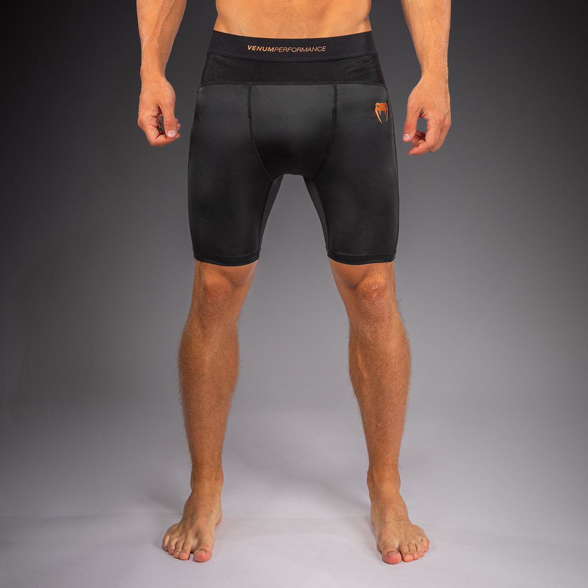 Venum G-Fit Revolution コンプレッションショーツ - ブラック/カッパー