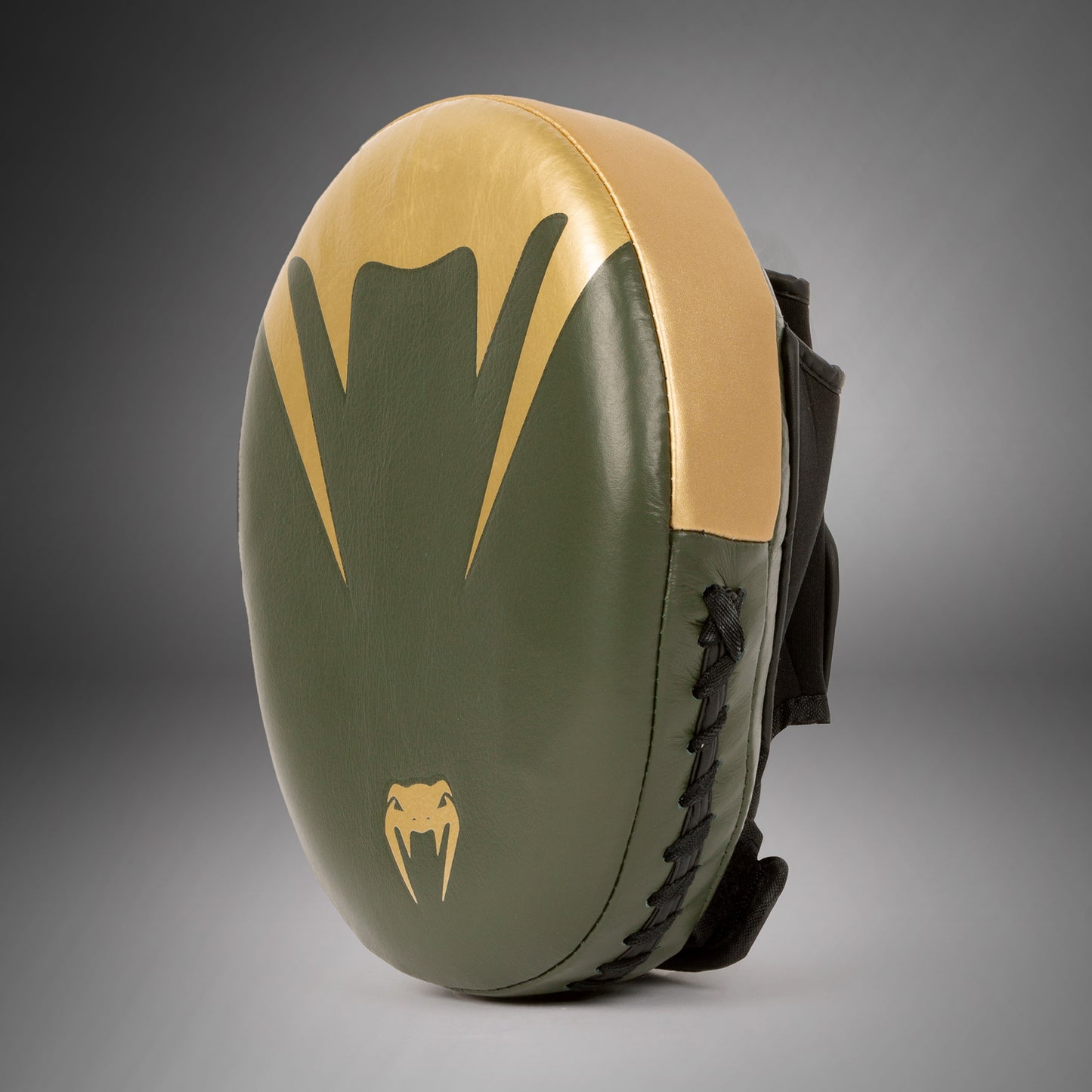 Venum Pro Boxing Big Punch Mitts (Pair) - Khaki/Gold