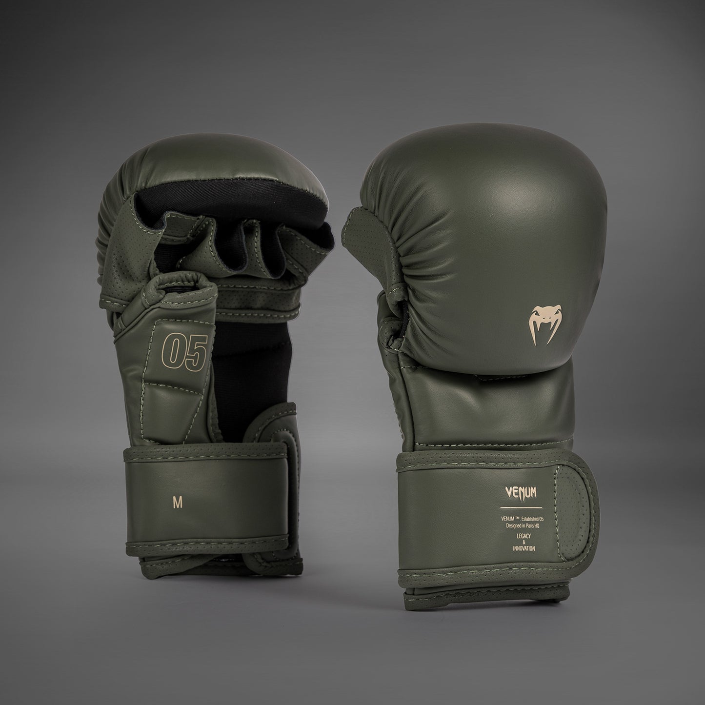 Venum Impact Evo MMAスパーリンググローブ - ミリタリーグリーン