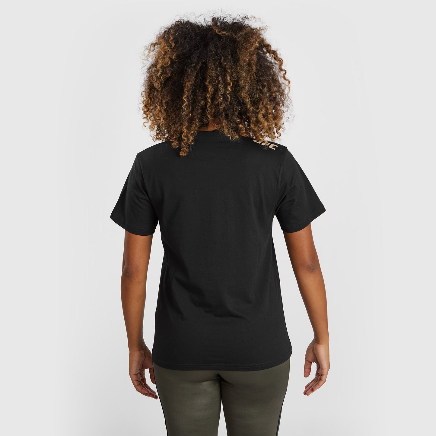 UFC Adrenaline by Venum Fight Week 女性用半袖コットンTシャツ - ブラック
