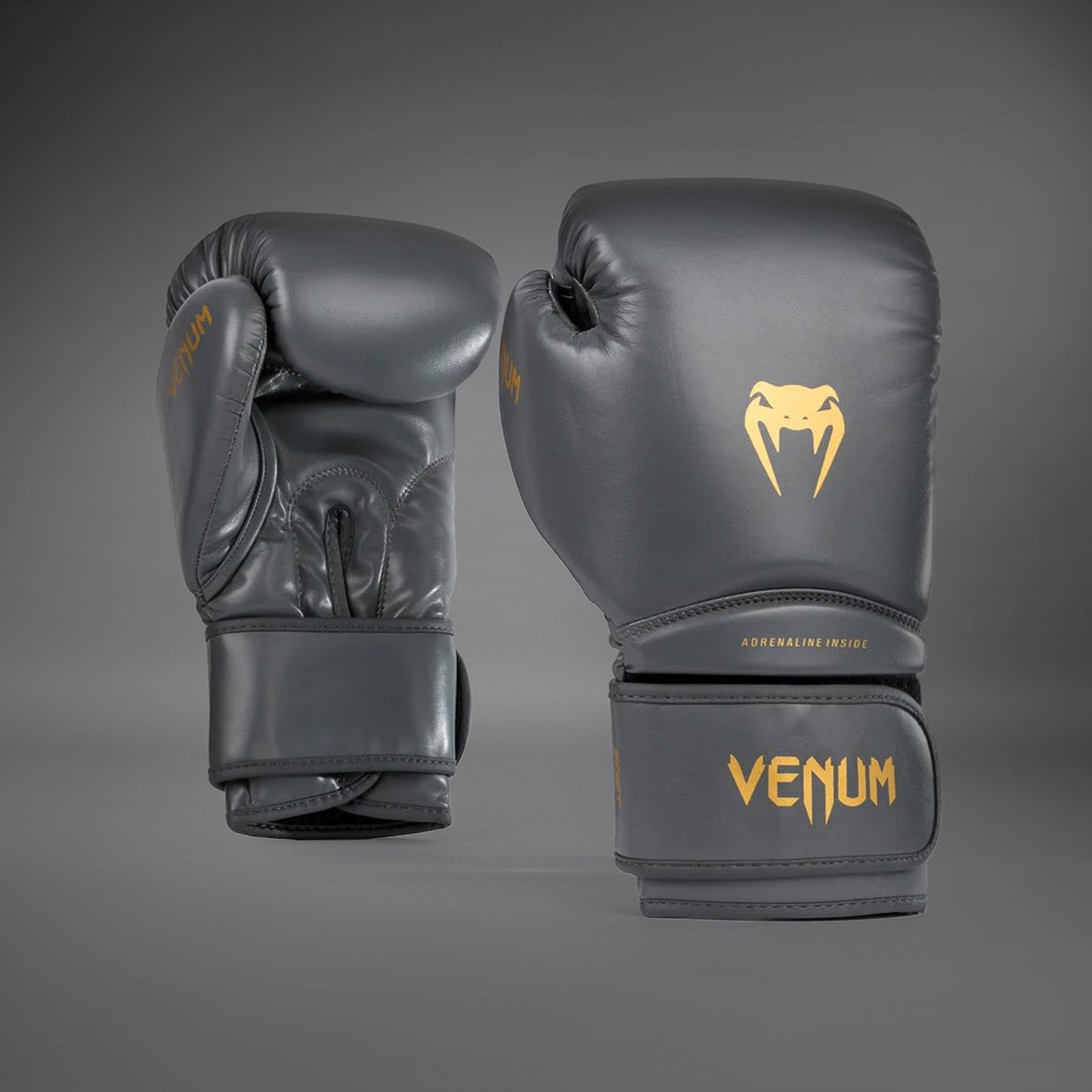 Venum Contender 1.5 ボクシンググローブ - グレー/ゴールド