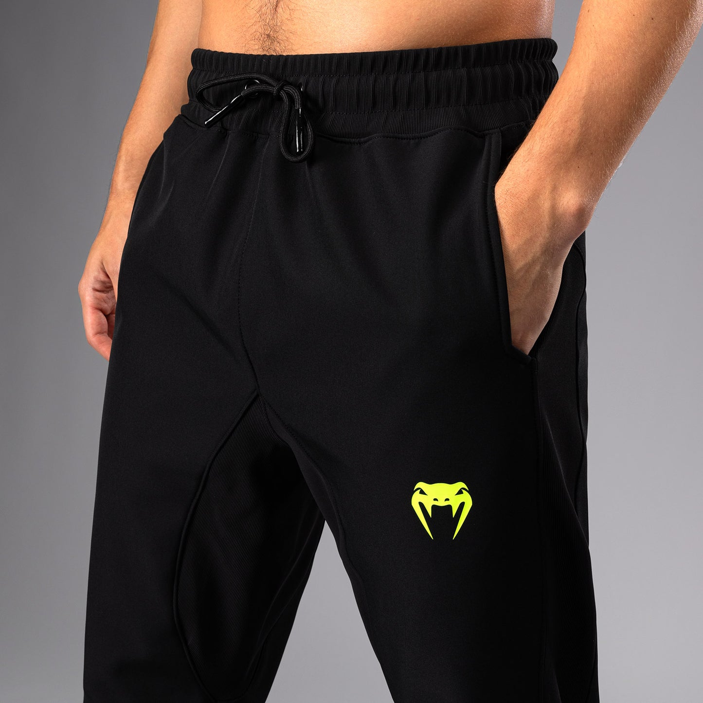 Venum Training Camp 4.0 メンズ・ジョガーパンツ - ブラック／ネオングリーン