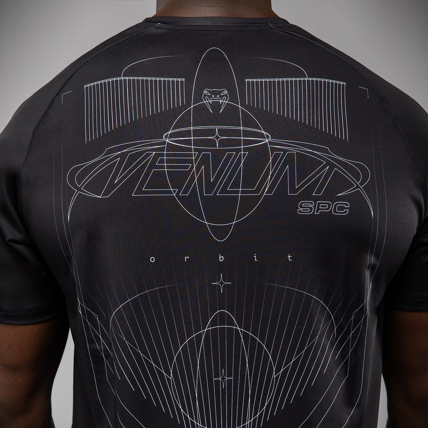 Venum Eclipse Dry-Tech Tシャツ – ブラック/シルバー