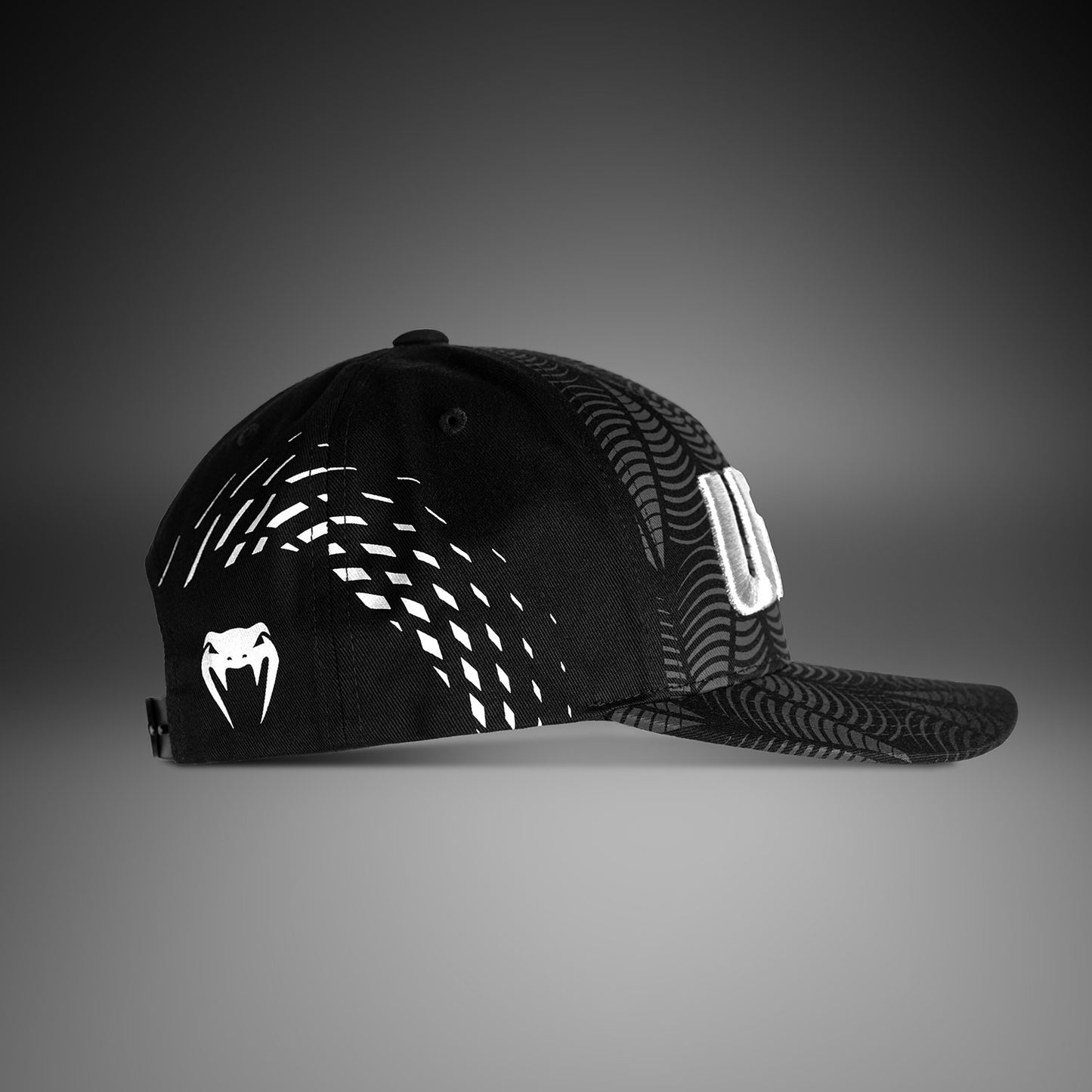 UFC Zenith by Venum 公式ファイトナイトキャップ - ブラック/ホワイト/オレンジ