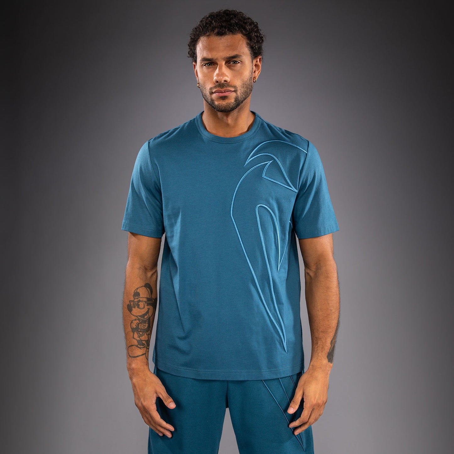 Venum Giant 3D コットンTシャツ - オーシャンブルー
