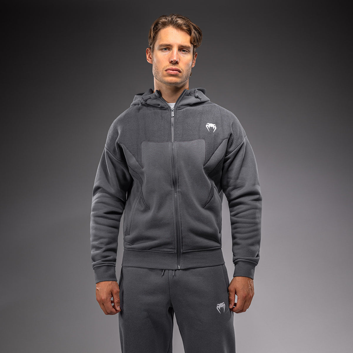 Venum Attack Fleece & Weave トラックジャケット - グレー