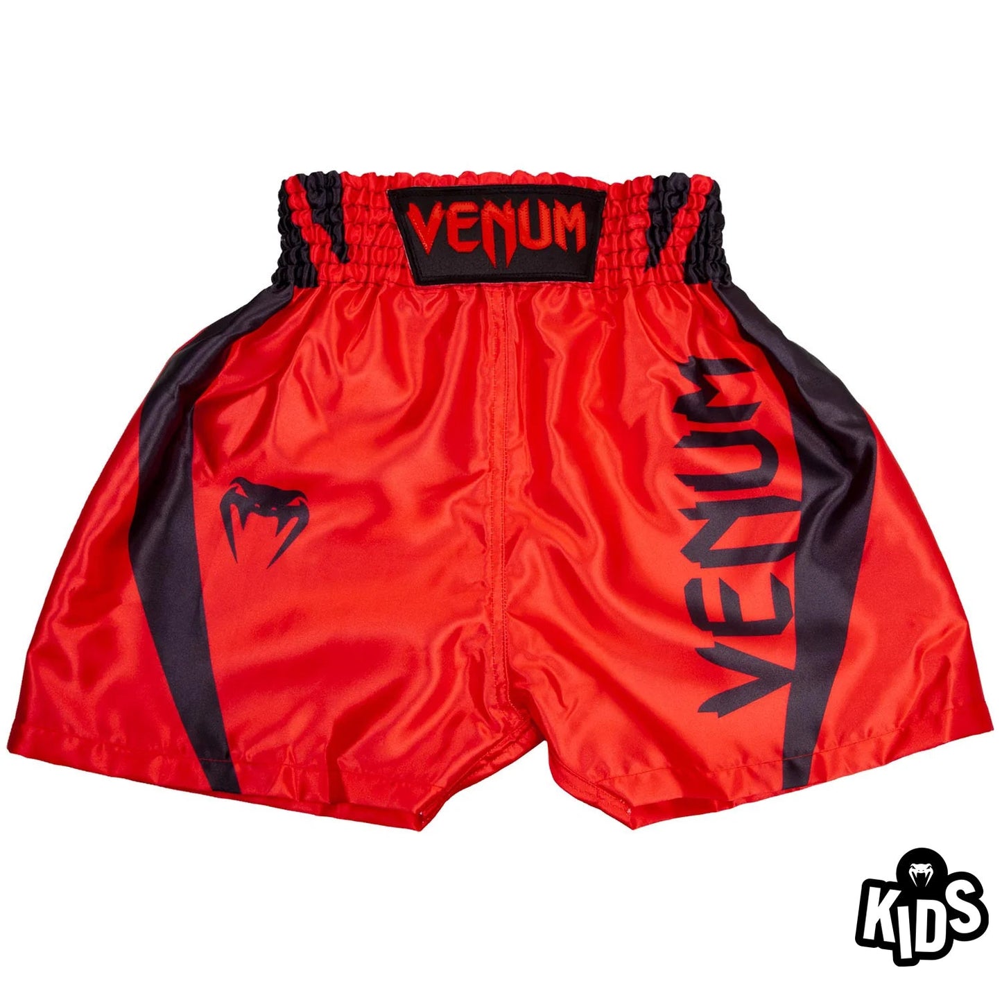 Venum Elite  キッズボクシングショーツ - レッド/ブラック