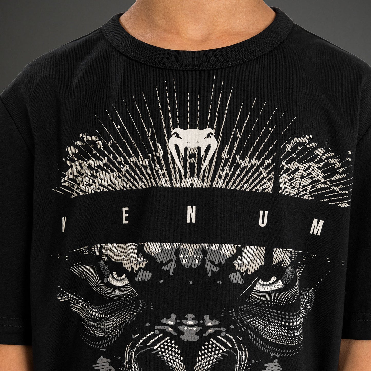 Venum Gorilla Jungle キッズ Tシャツ - ブラック／ホワイト