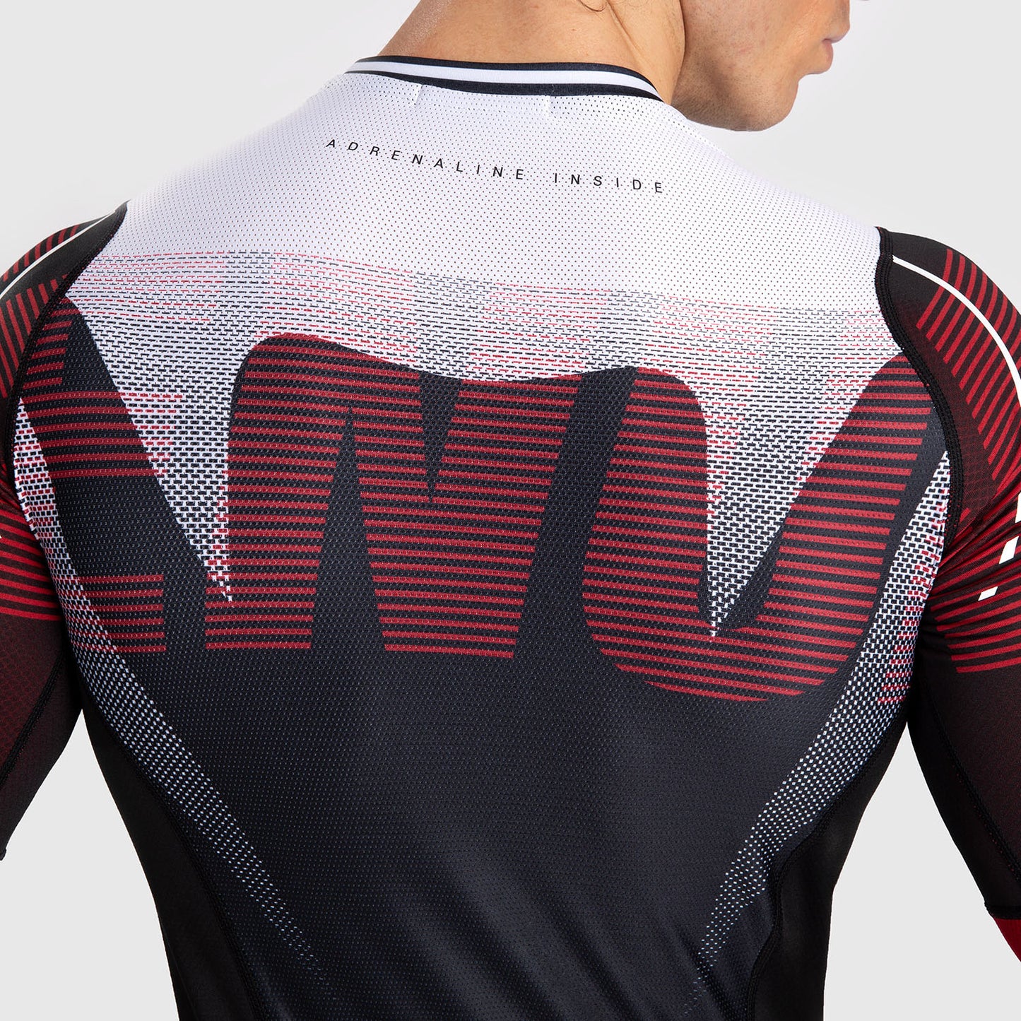 Venum Adrenaline メンズ長袖ラッシュガード - Red