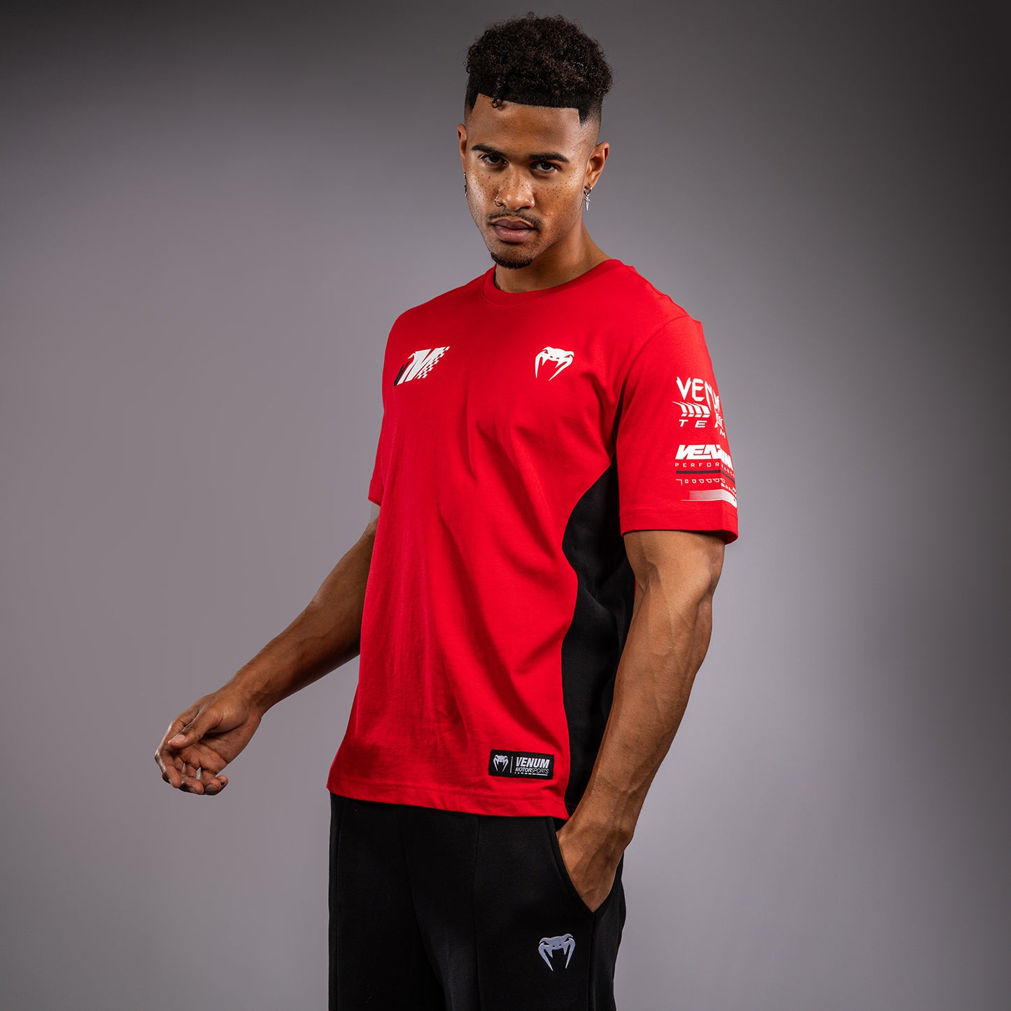 Venum Motorsport - レーサーレッド Tシャツ