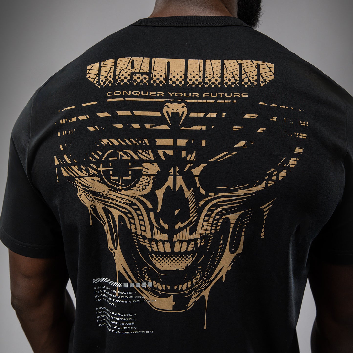 Venum Invader Tシャツ - ブラック/サンド