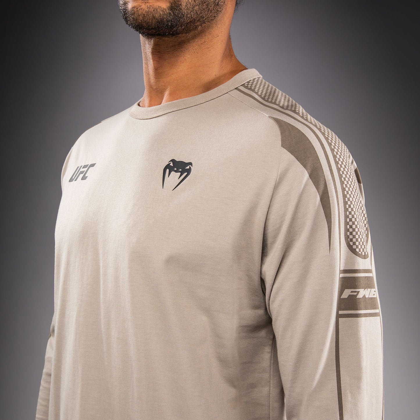 Venum UFC Unity by Venum Authentic Fight Week メンズ 長袖Tシャツ - サンド