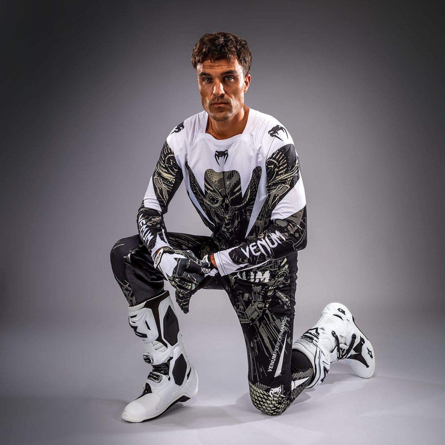 Venum MX Elite モトクロスパンツ - ブラック/サンド