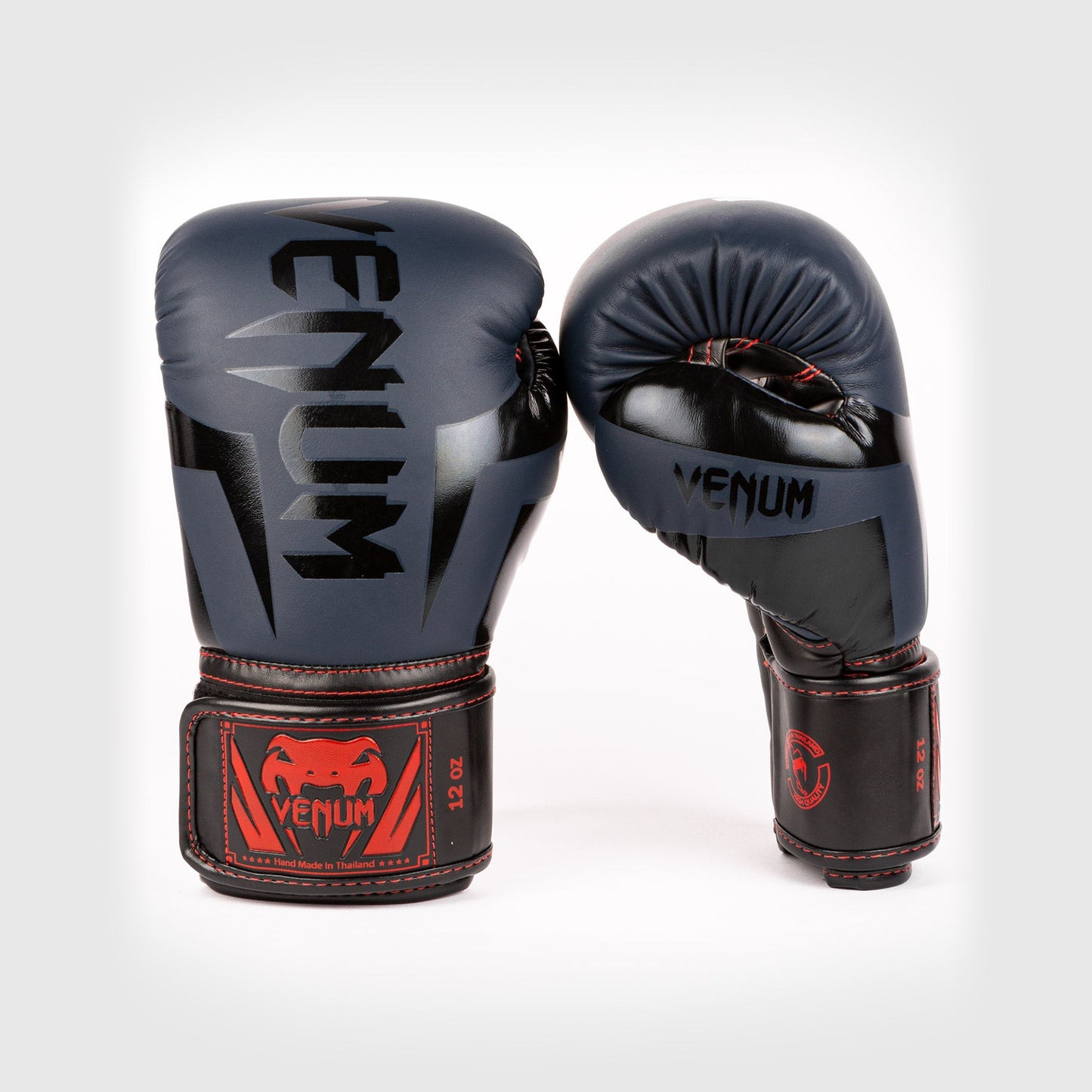Venum Elite ボクシンググローブ：ネイビー/ブラック/レッド