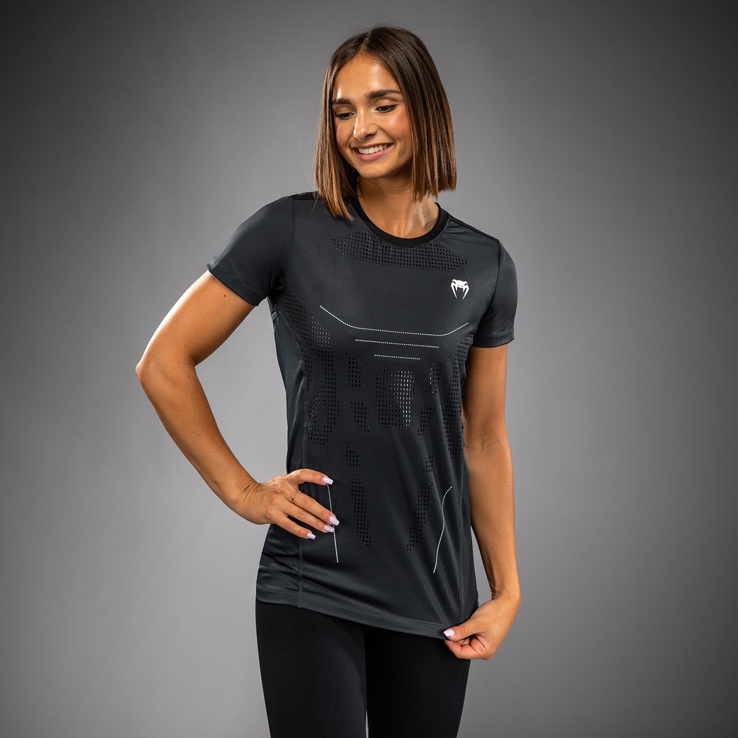 Venum Technical 3.0 レディース ドライテック Tシャツ - ストームグレー