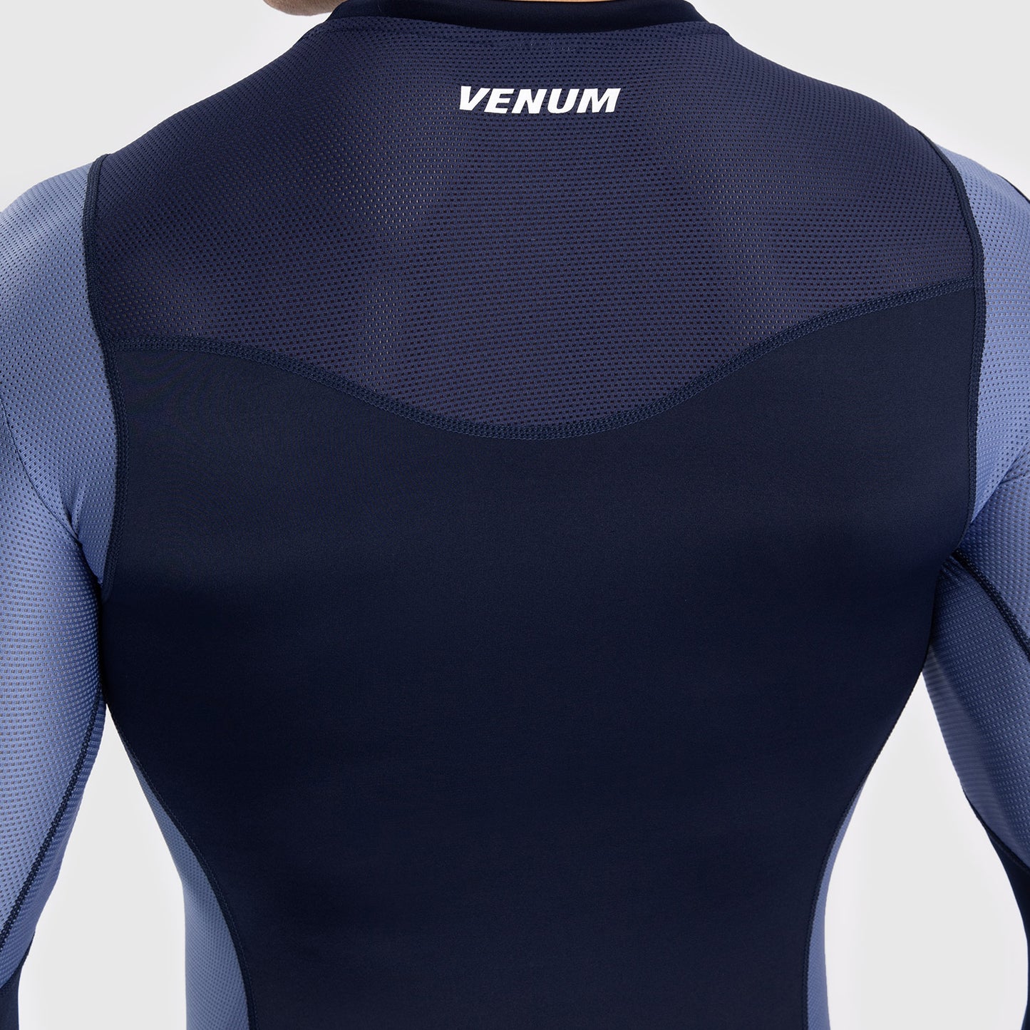 Venum Tempest メンズ 半袖ラッシュガード - ネイビーブルー/ブルー