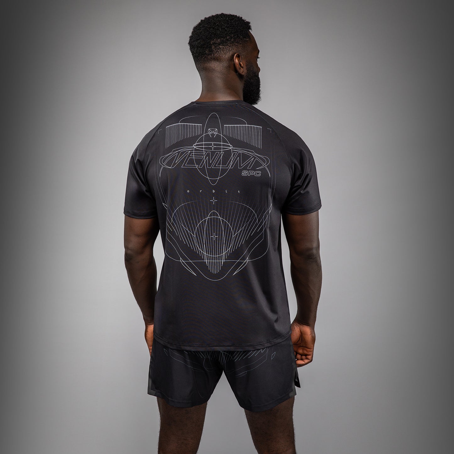Venum Eclipse Dry-Tech Tシャツ – ブラック/シルバー