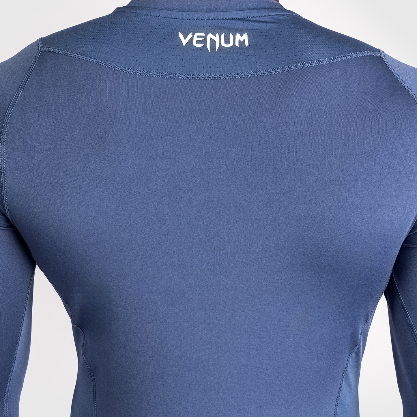 Venum Attack メンズ 長袖ラッシュガード - ネイビーブルー