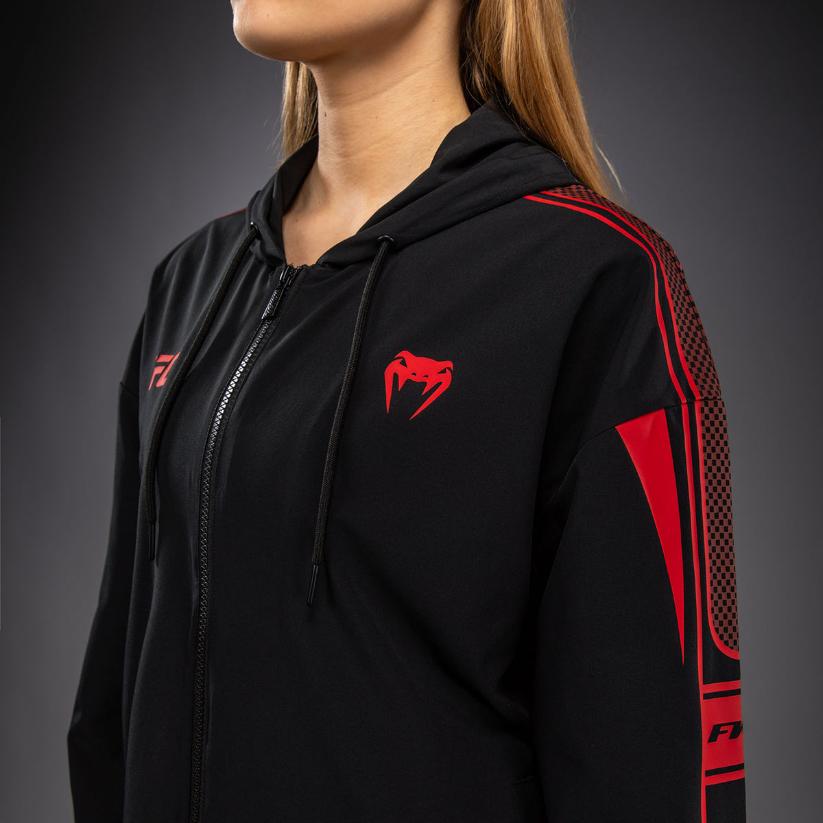 Venum UFC Unity by Venum Authentic Fight Week ウィメンズ ジップフーディー - ブラック
