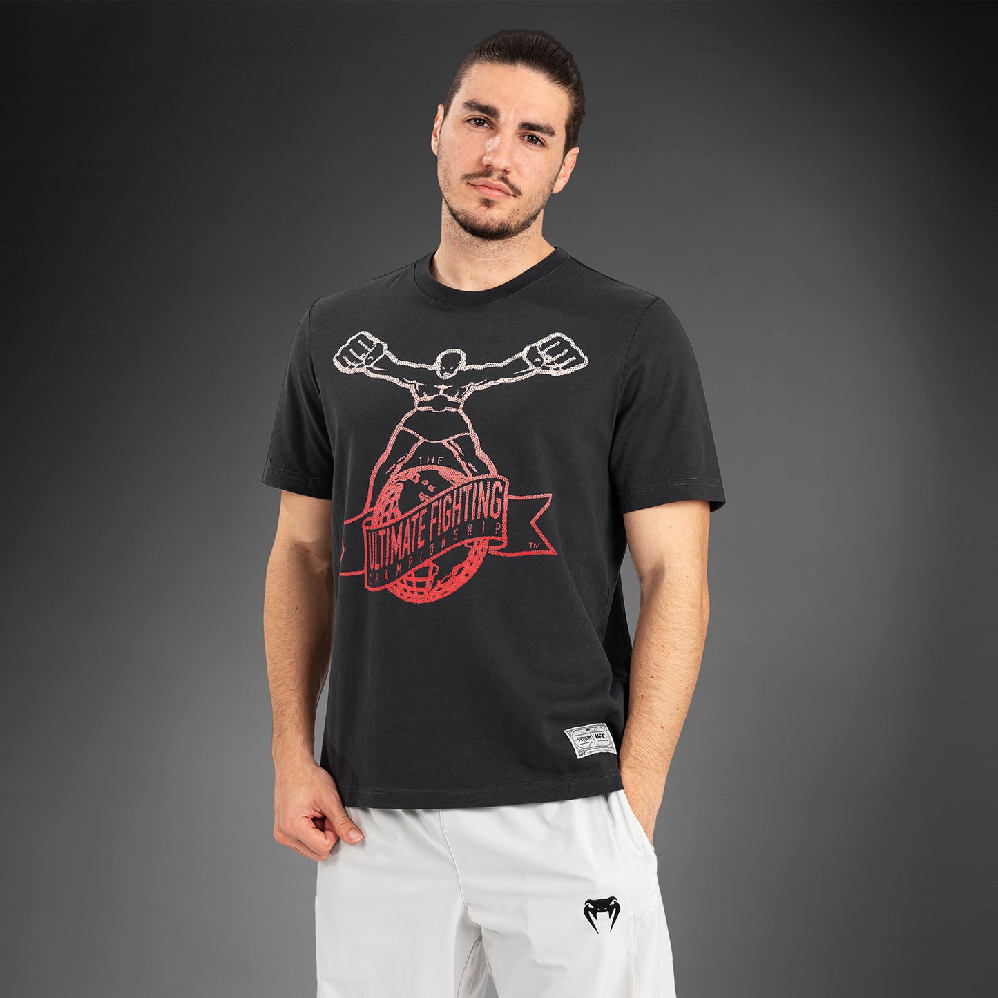 UFC by Venum Ulti-Man Tシャツ - グレー／レッド
