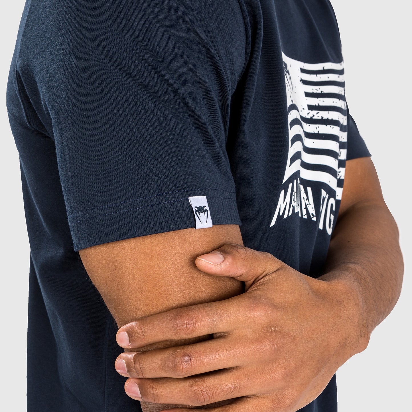 Venum Made in Fightland Tシャツ - ネイビーブルー/ホワイト