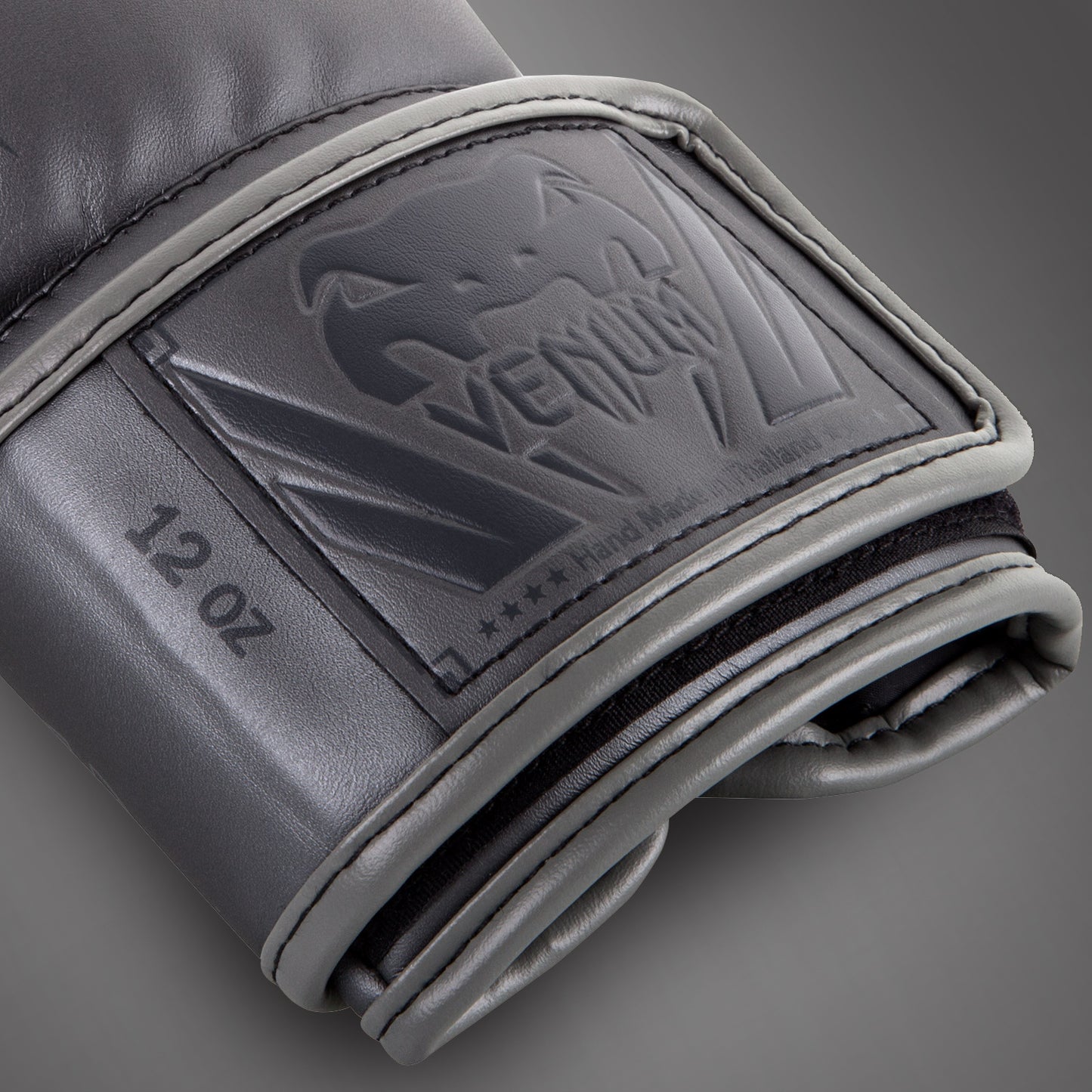 Venum Elite ボクシンググローブ：グレー／グレー
