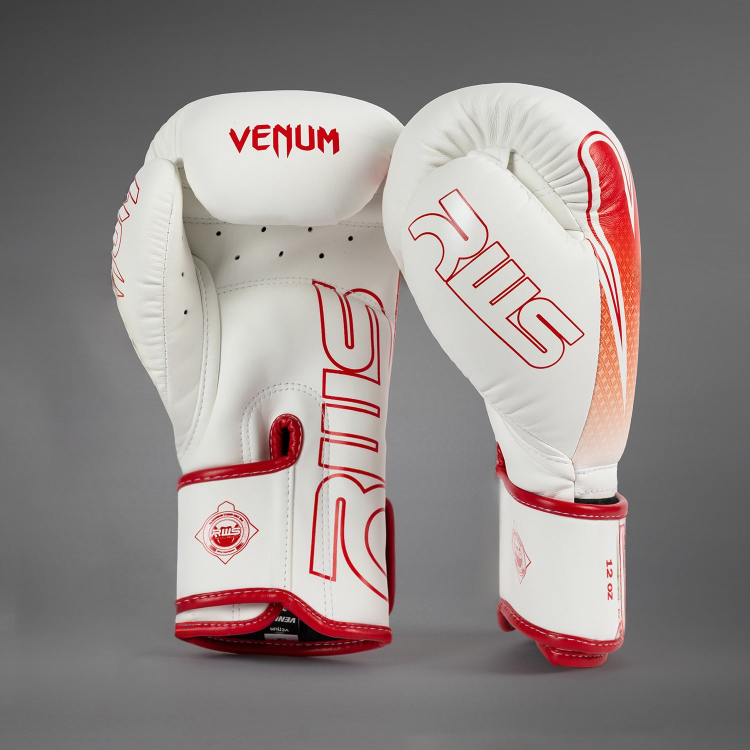 KENMAX ボクシンググローブ 12oz ホワイト/レッド ae70dd9a3106c7a5f267ebd5a4f63f