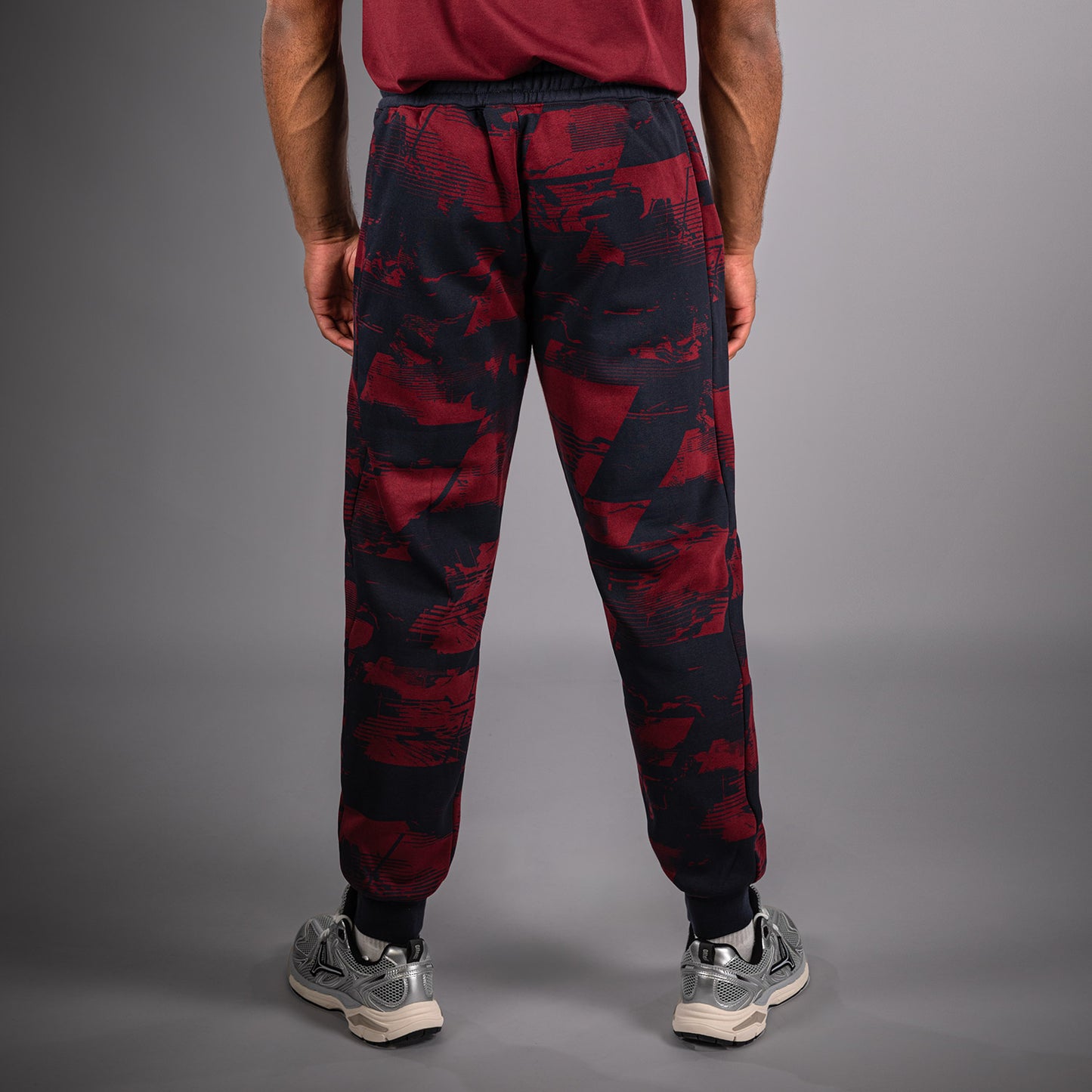 UFC Zenith by Venum Authentic Fight Week パンツ メンズ - ネイビーブルー/バーガンディ/シルバー