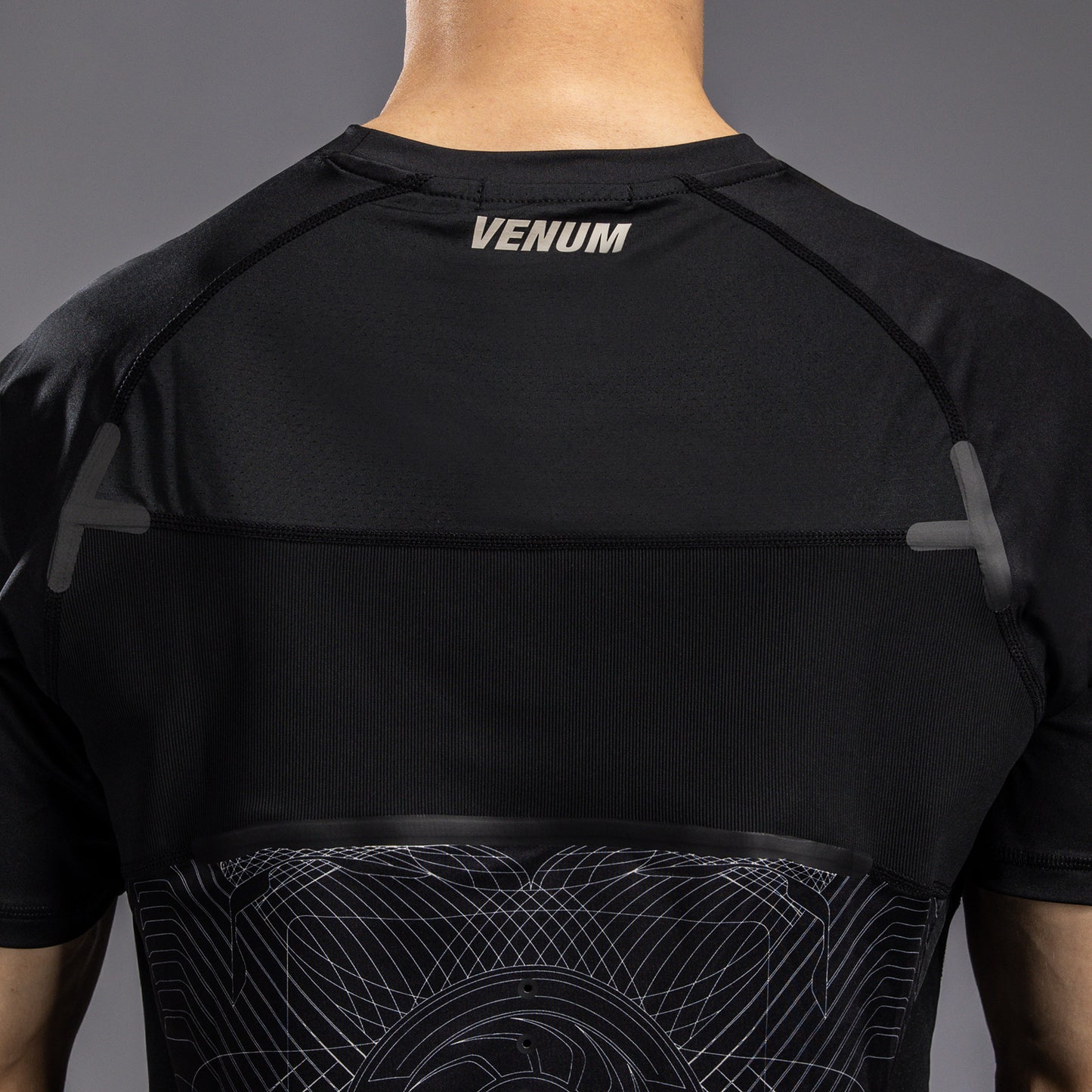 Venum G-Fit Air ドライテックTシャツ メンズ - ディープブラック/デザートサンド