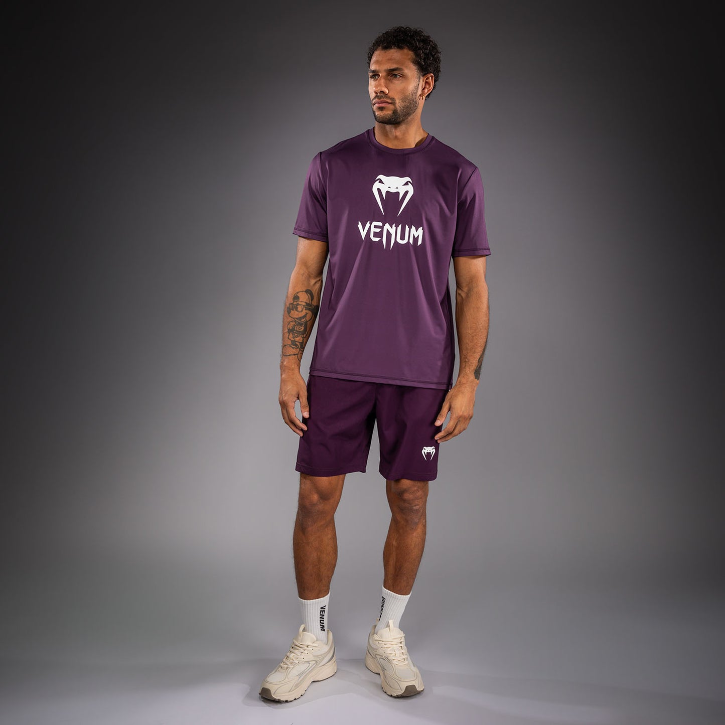 Venum Classic Dry Tech Tシャツ - ダークパープル