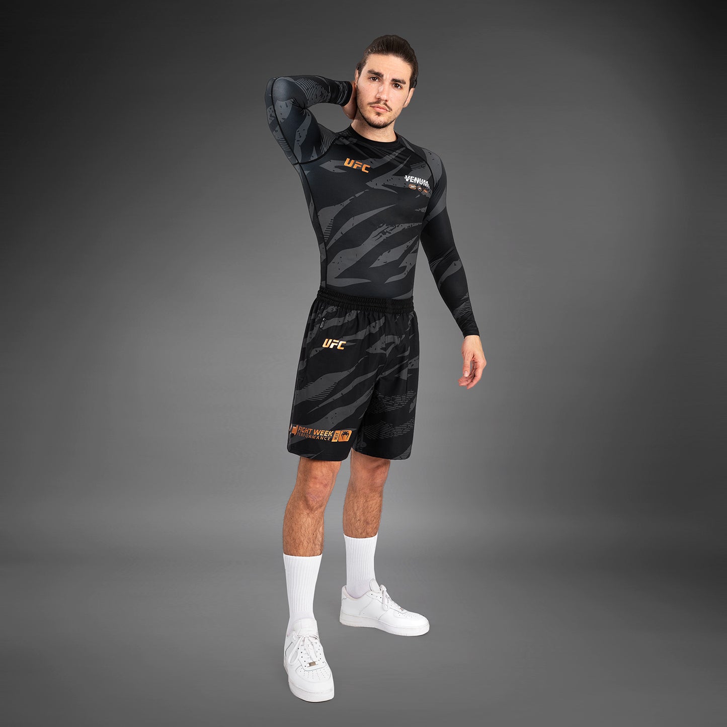 UFC Adrenaline By Venum Fight Week Performance メンズショーツ - Urban Camo